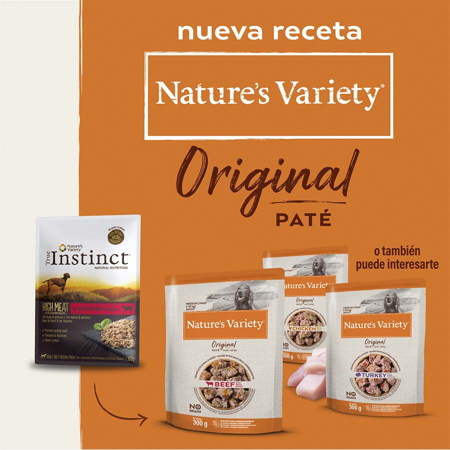 300 g Nature's Variety Medium/Maxi Adult buey sobre para perros, , large Imagen numero 2
